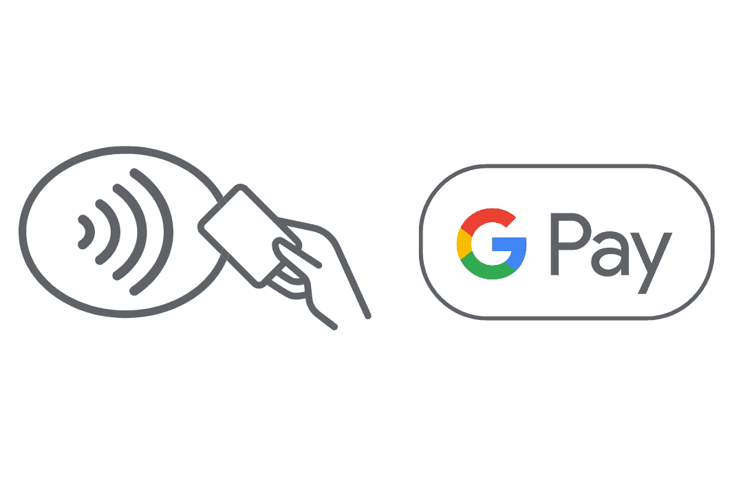 Icons für mobiles Zahlen und Google Pay